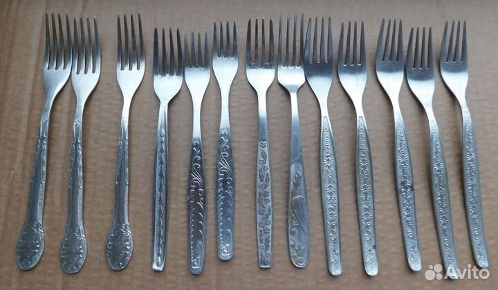 Ложки, вилки и нож СССР