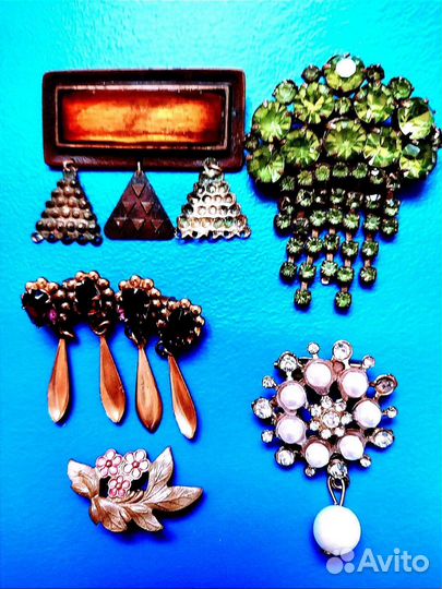 Винтажная брошь
