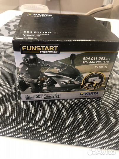 Аккумулятор varta yb4l-b 12V 4Ah 20A (EN)