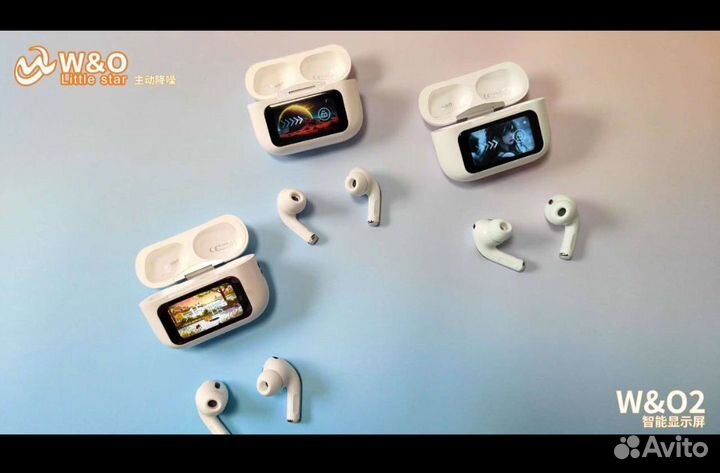 Наушники air pods pro с дисплеем