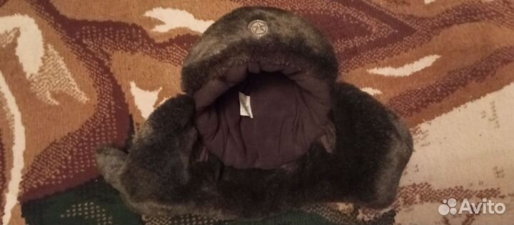 Шапка ушанка овчина, офицерская