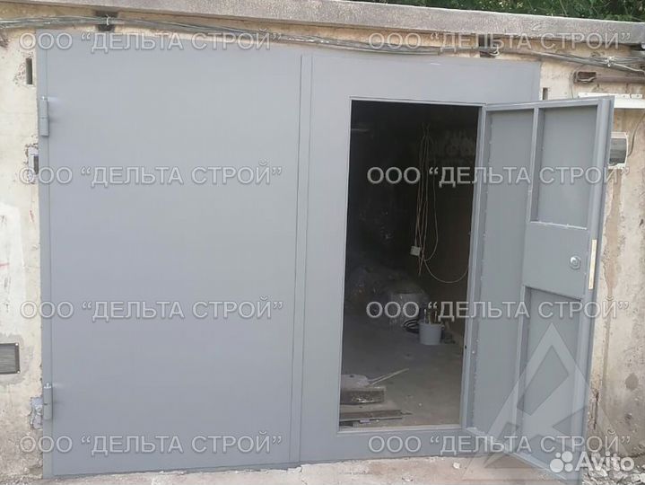 Ворота распашные двустворчатые 2040х2540мм