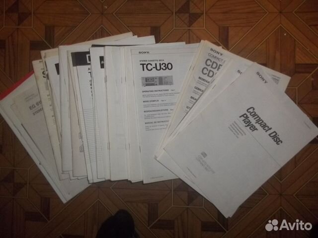 Мануалы. Denon Sony Technics Pioneer