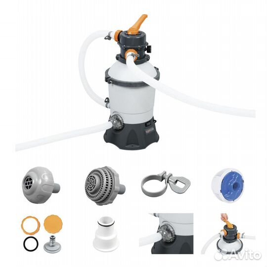 Песочный фильтр для бассейна Bestway 3028л/ч,58515