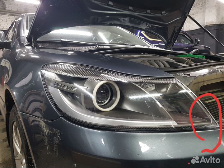 Фары на skoda octavia a5 fl