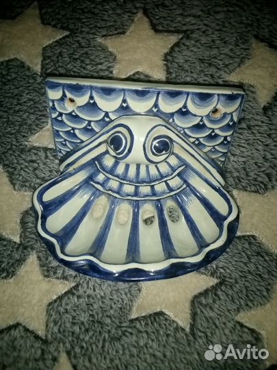 Мыльница Гжель