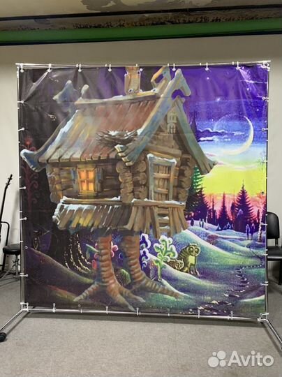 Баннер 3м х 5м Зимний лес