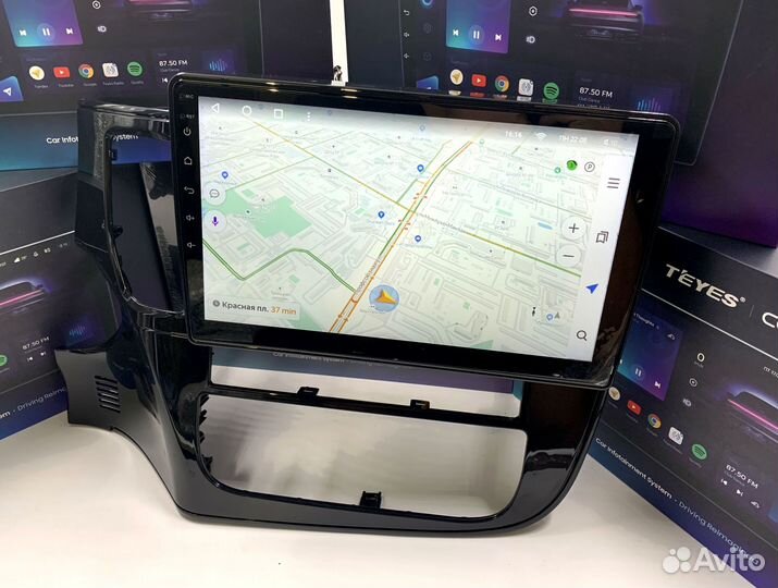 Магнитола на андройде Teyes CC3 6/128 для Митсубис