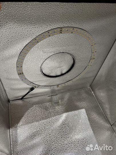 Фотобокс 40 см с регулировкой подсветки и 3 фонами