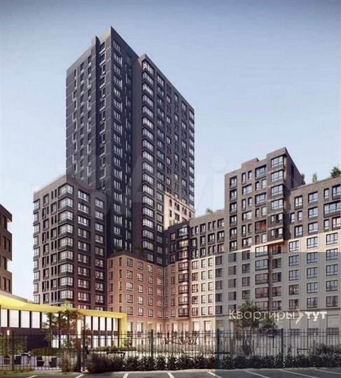 2-к. квартира, 61,8 м², 3/25 эт.