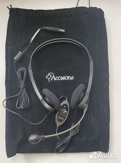 Гарнитура Новая Accutone USB 400