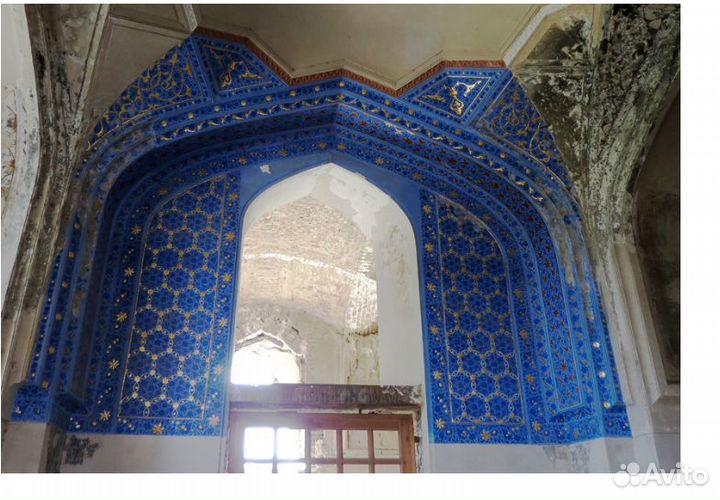 Картина в технике майолики Самарканда