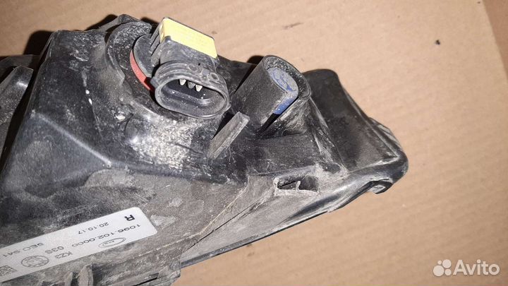 Противотуманная фара правая skoda Octavia a7