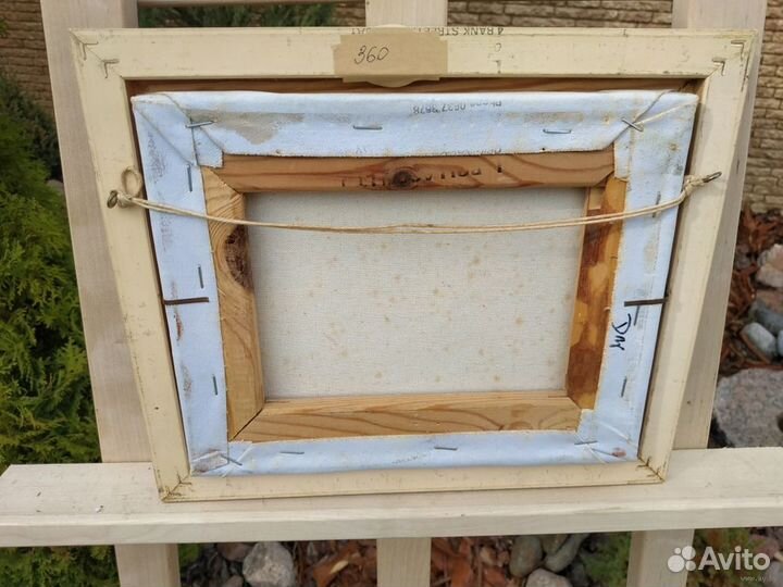 Цветочный натюрморт.Холст 25 х 20 см, рама 30 х 25