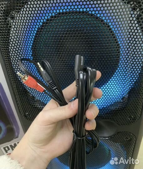 Блютуз колонка караоке 4 микрофона 600w