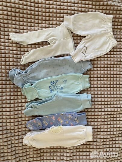 Вещи пакетом для новорожденного 50-56