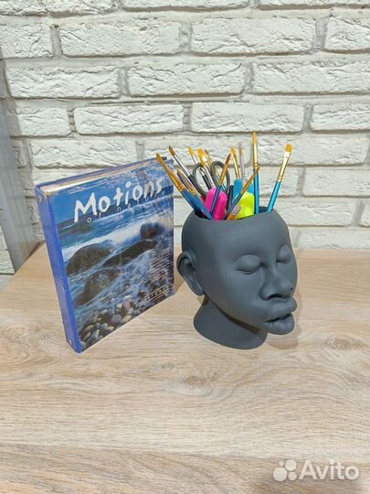 Бюст кашпо гипсовое