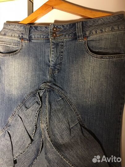 Джинсовая юбка 48р
