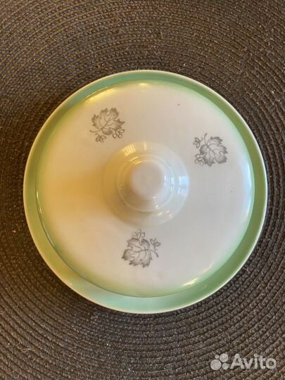 Масленка круглая керамика