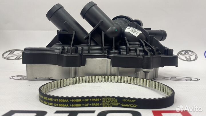 Помпа (водяной насос ) в сборе + ремень Polo/Rapid