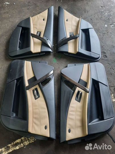 Обшивки дверей бмв 5 Е60 дорест