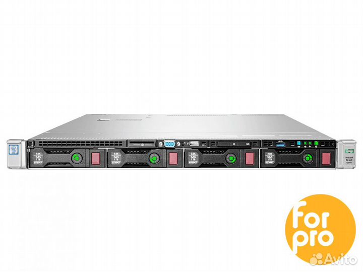 Сервер HP DL360 Gen9 4LFF P440 2xE5-2620v3 48GB