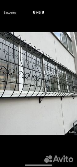 Решетки на окна и балконы изготовление и установка