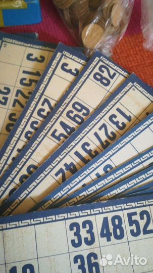 Времен СССР игральные лото