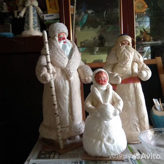 Дед Мороз(50см+) и Снегурочка как в детстве