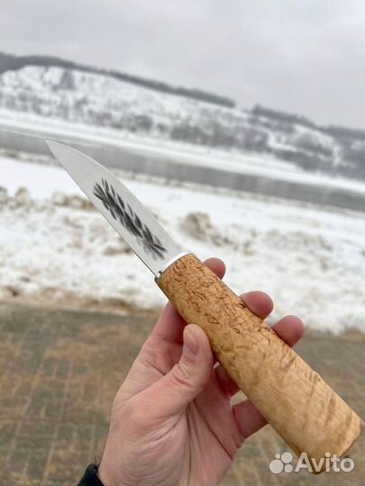 Нож якутский охотничий