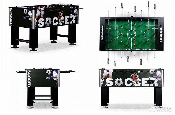 Настольный футбол (кикер) «Roma IV» 140x76x87 см