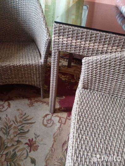 Комплект плетенной мебели