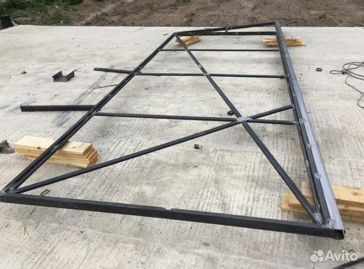 Откатные ворота свари сам