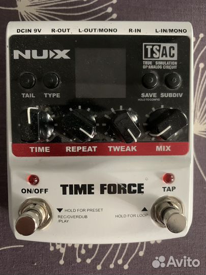 Гитарная педаль delay NUX Tome Force