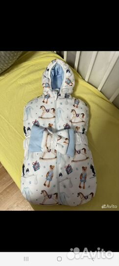 Конверт на выписку для мальчика весна осень