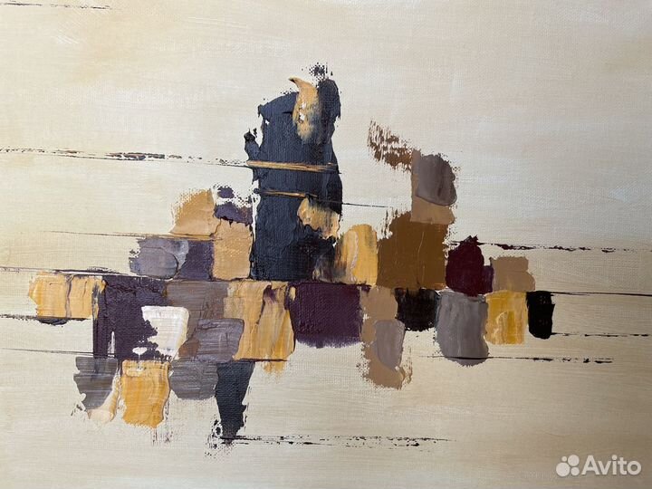 Картина маслом на холсте абстракция