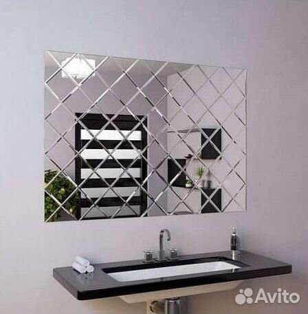 Зеркальная плитка на заказ