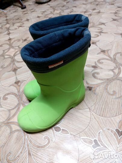 Детские резиновые сапоги 27 размер