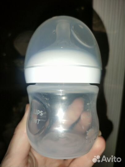 Бутылочка и соски avent natural response 3 шт
