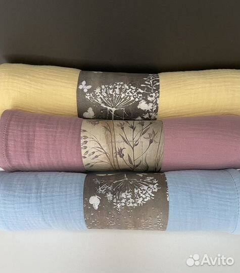 Муслиновые пеленки 2 слойные