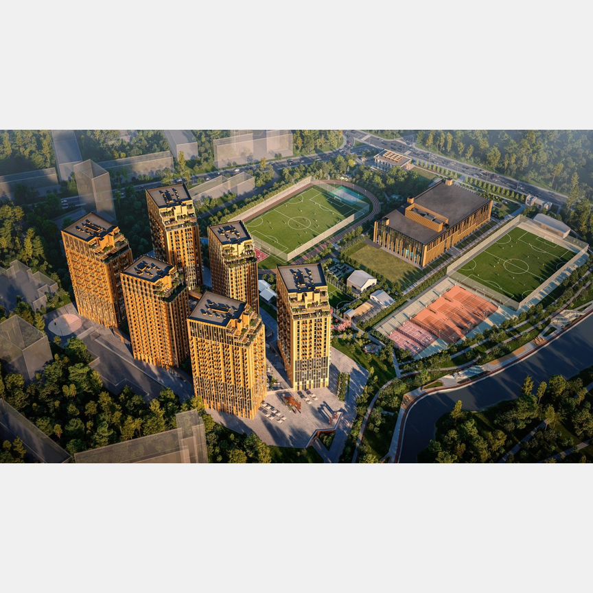 1-к. квартира, 34,2 м², 3/21 эт.