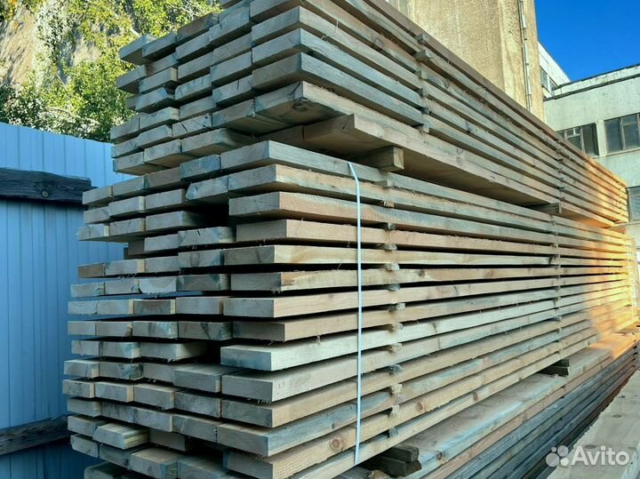 Доска обрезная 40х200х6000мм с доставкой