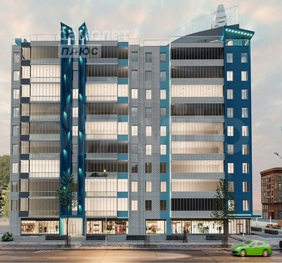 1-к. квартира, 41,1 м², 6/9 эт.