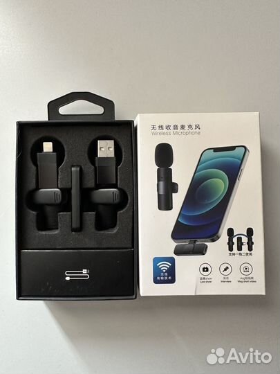 Петличка микрофон для телефона