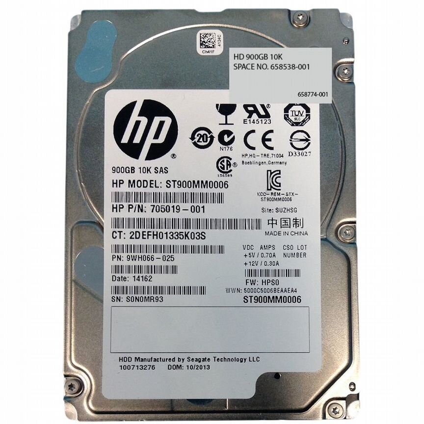 [E2P03AA] Жесткий Диск Hp 900gb Sas 2,5" Hdd E2p03aa