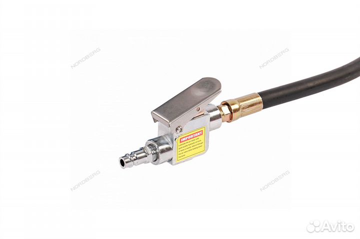 Домкрат бутылочный 35т пневмогидравлический N31335