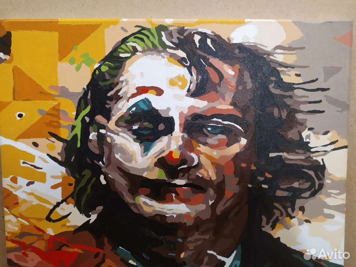 Картина по номерам Джокер готовая