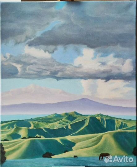 Картина маслом на холсте, 38х46см