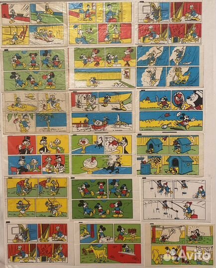 Вкладыши Дональд Фиксы 80е