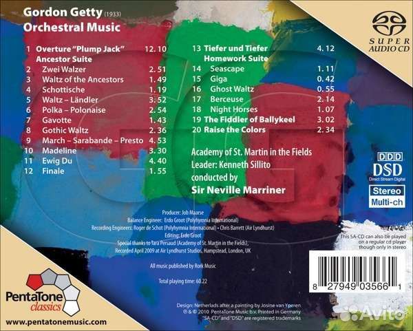 Gordon Getty (geb. 1933) - Orchesterwerke (1 CD)